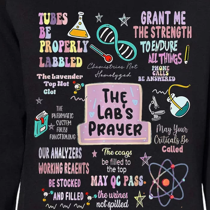 The LabS Prayer Medical Laboratory Scientist Lab Week 2024 Womens California Wash Sweatshirt