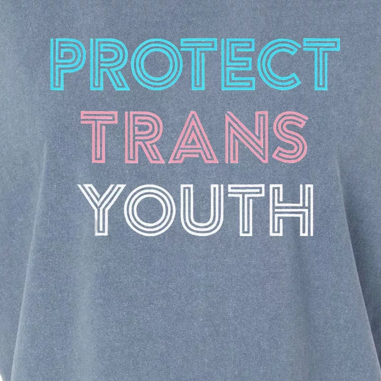 Transg Lgbt Pride Protect Transg Garment-Dyed Women's Muscle Tee