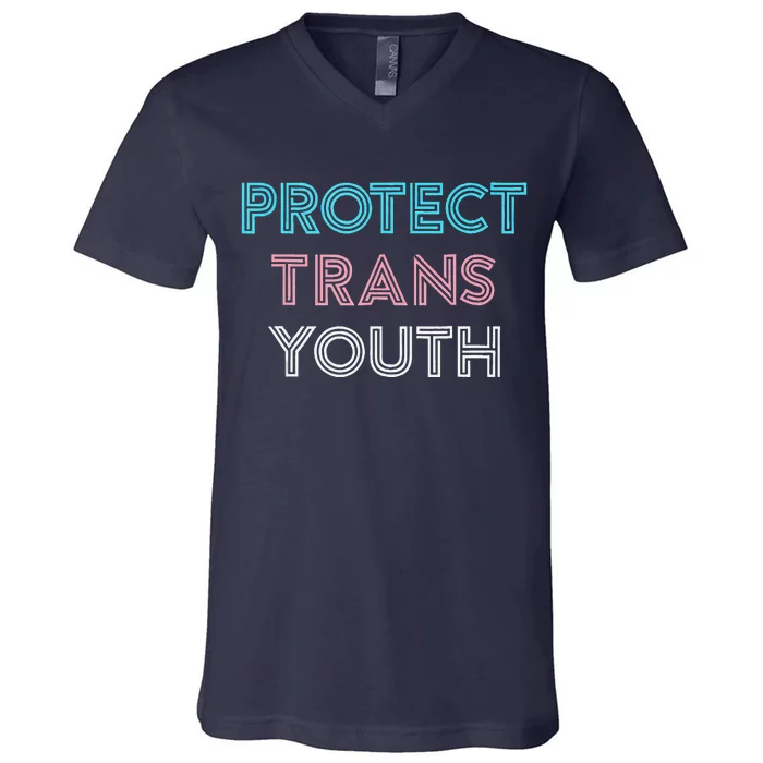 Transg Lgbt Pride Protect Transg V-Neck T-Shirt