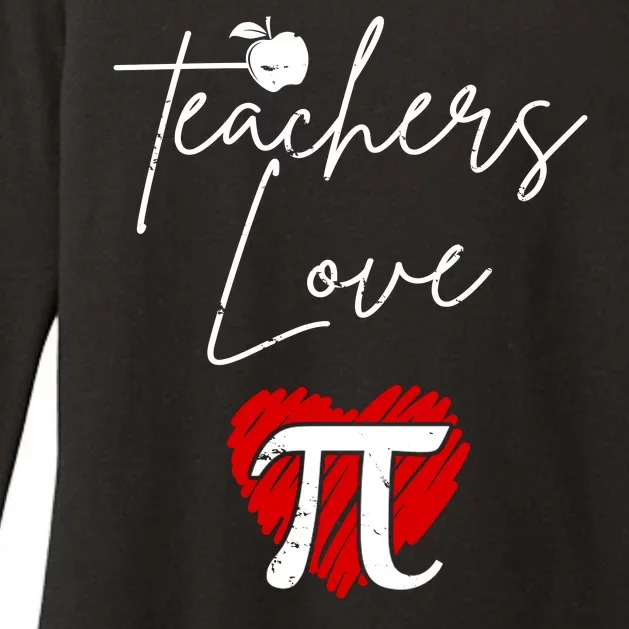 Teachers Love Pi Womens CVC Long Sleeve Shirt