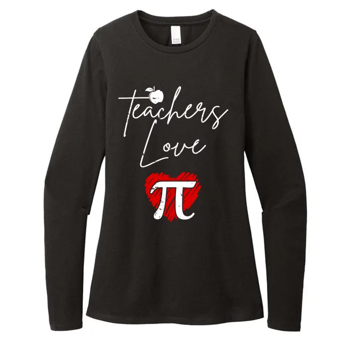 Teachers Love Pi Womens CVC Long Sleeve Shirt