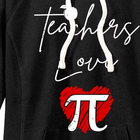 Teachers Love Pi Women's Fleece Hoodie