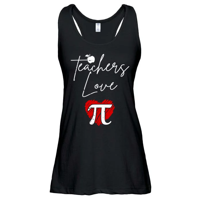 Teachers Love Pi Ladies Essential Flowy Tank