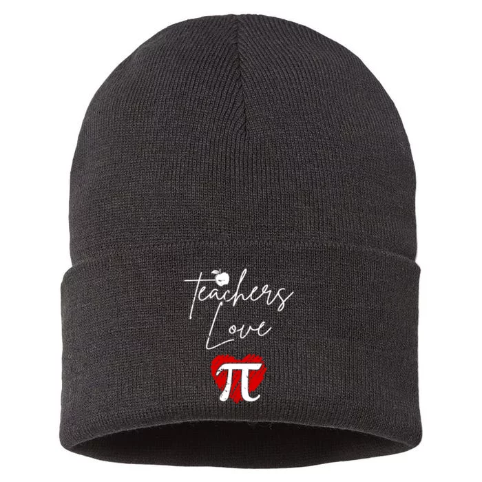 Teachers Love Pi Sustainable Knit Beanie