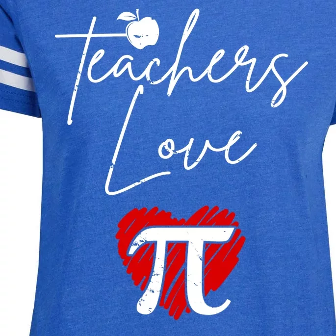 Teachers Love Pi Enza Ladies Jersey Football T-Shirt