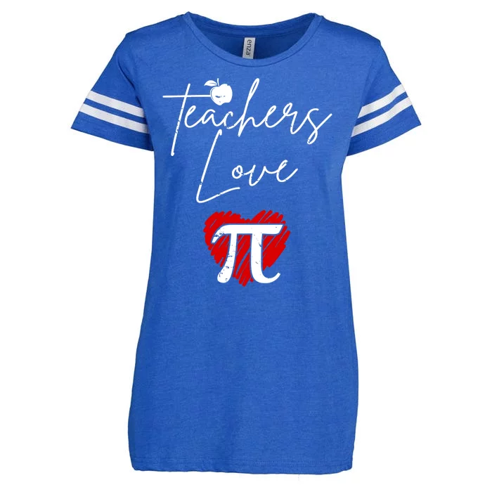 Teachers Love Pi Enza Ladies Jersey Football T-Shirt