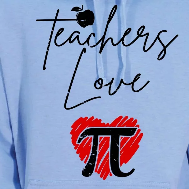 Teachers Love Pi Unisex Surf Hoodie