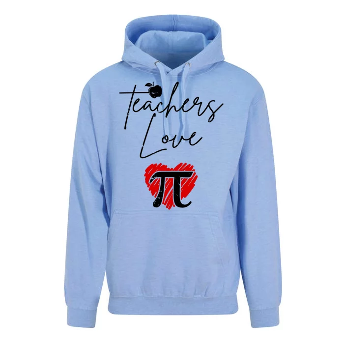 Teachers Love Pi Unisex Surf Hoodie