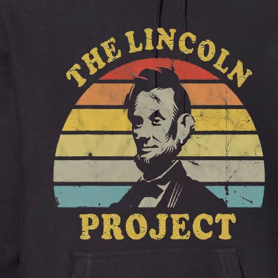 The Lincoln Project Thank You Save The USA Vintage Patriotic Premium Hoodie