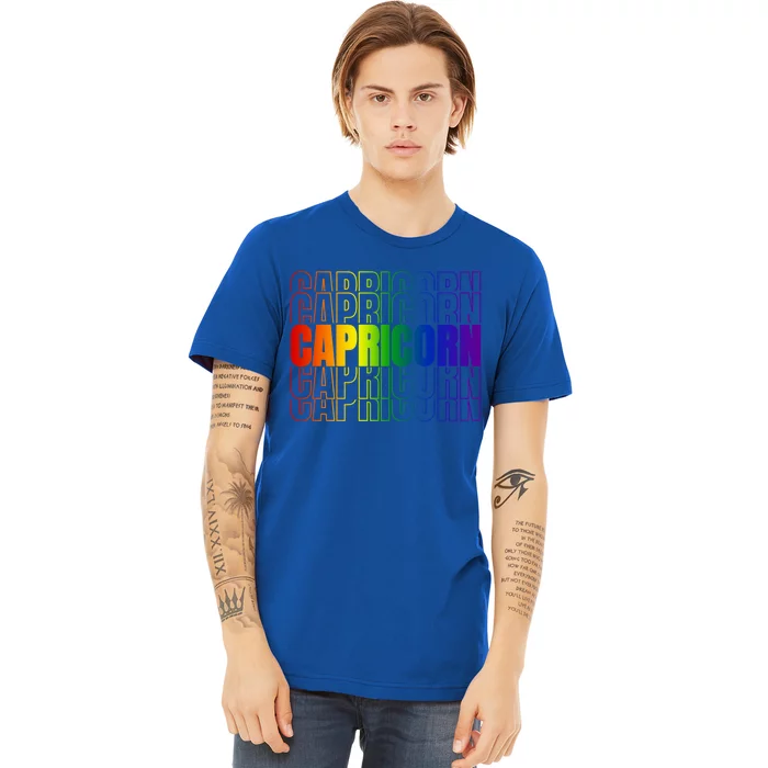 This Lgbtq Pride Zodiac Capricorn Great Gift Premium T-Shirt