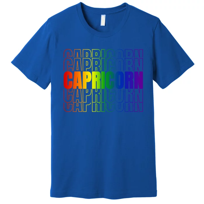 This Lgbtq Pride Zodiac Capricorn Great Gift Premium T-Shirt