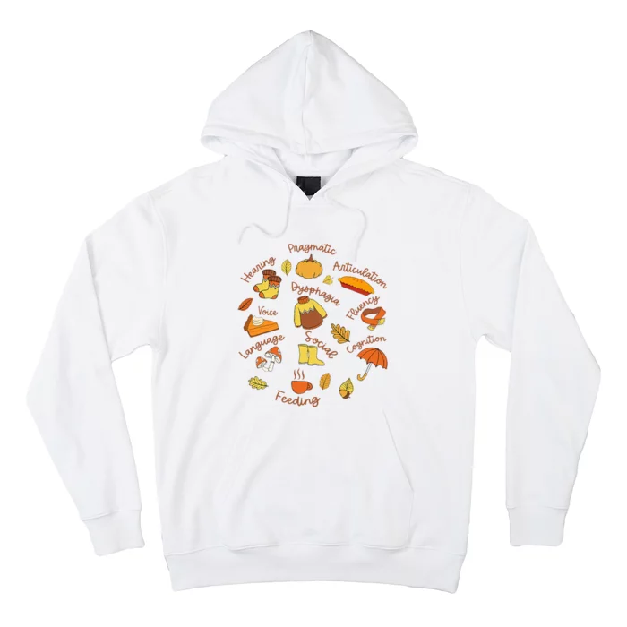 Thanksgiving Language Pathology AAC Resources Hoodie