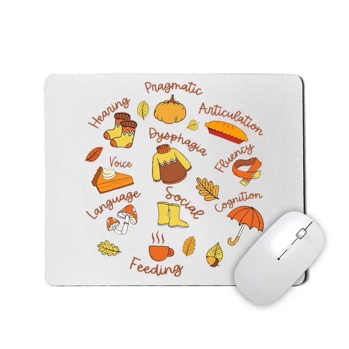 Thanksgiving Language Pathology AAC Resources Mousepad