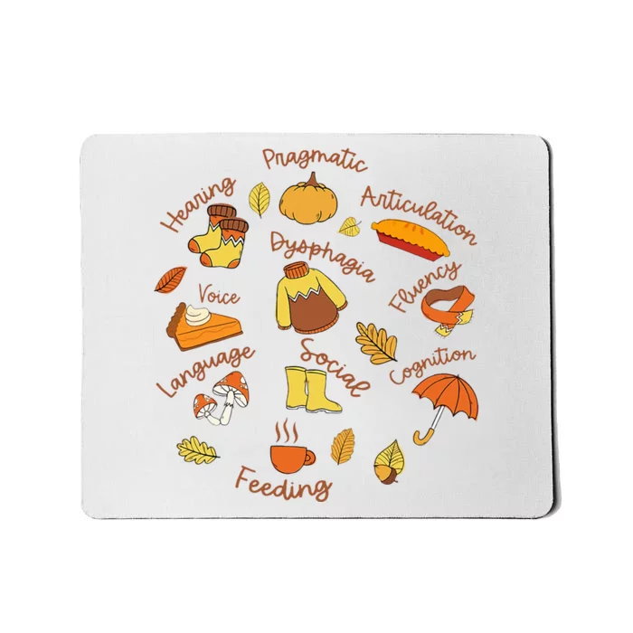 Thanksgiving Language Pathology AAC Resources Mousepad