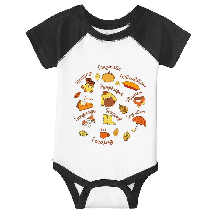 Thanksgiving Language Pathology AAC Resources Infant Baby Jersey Bodysuit