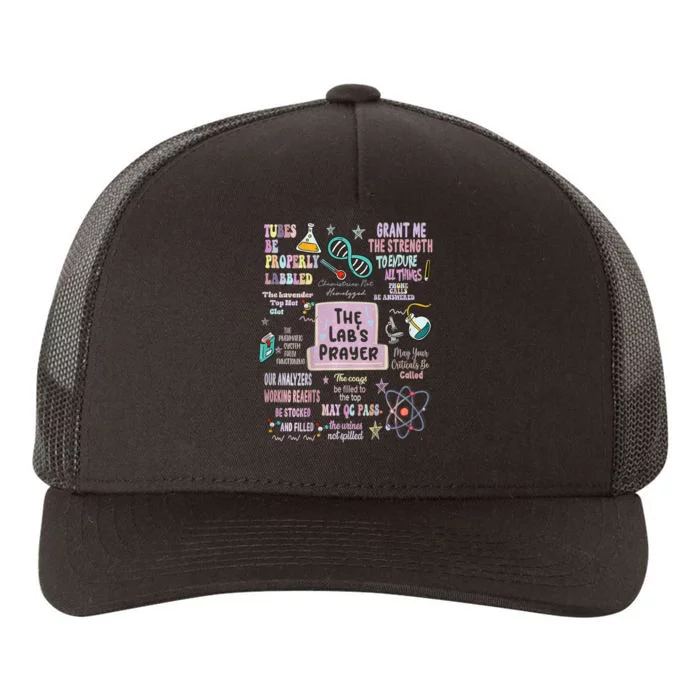 The LabS Prayer Medical Laboratory Scientist Lab Week 2024 Yupoong Adult 5-Panel Trucker Hat