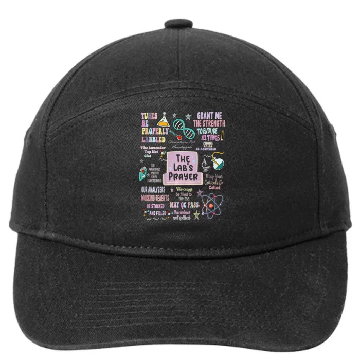 The LabS Prayer Medical Laboratory Scientist Lab Week 2024 7-Panel Snapback Hat