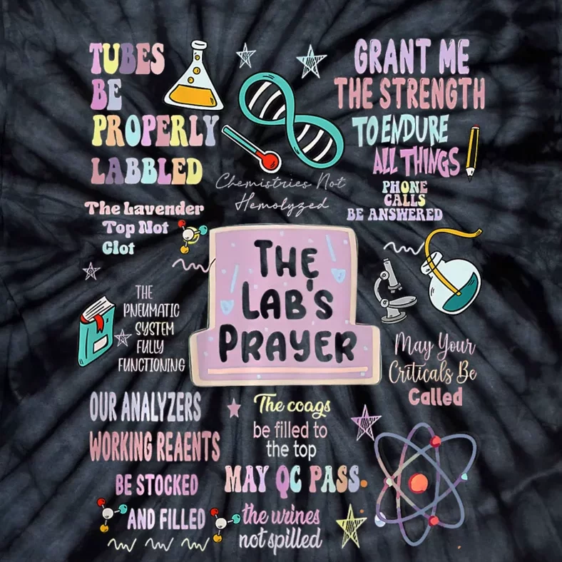 The LabS Prayer Medical Laboratory Scientist Lab Week 2024 Tie-Dye T-Shirt