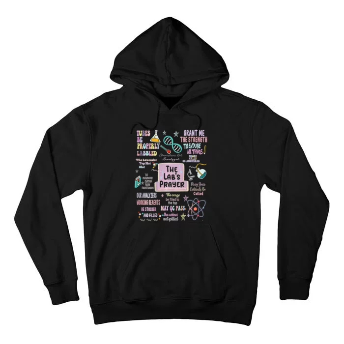 The LabS Prayer Medical Laboratory Scientist Lab Week 2024 Tall Hoodie