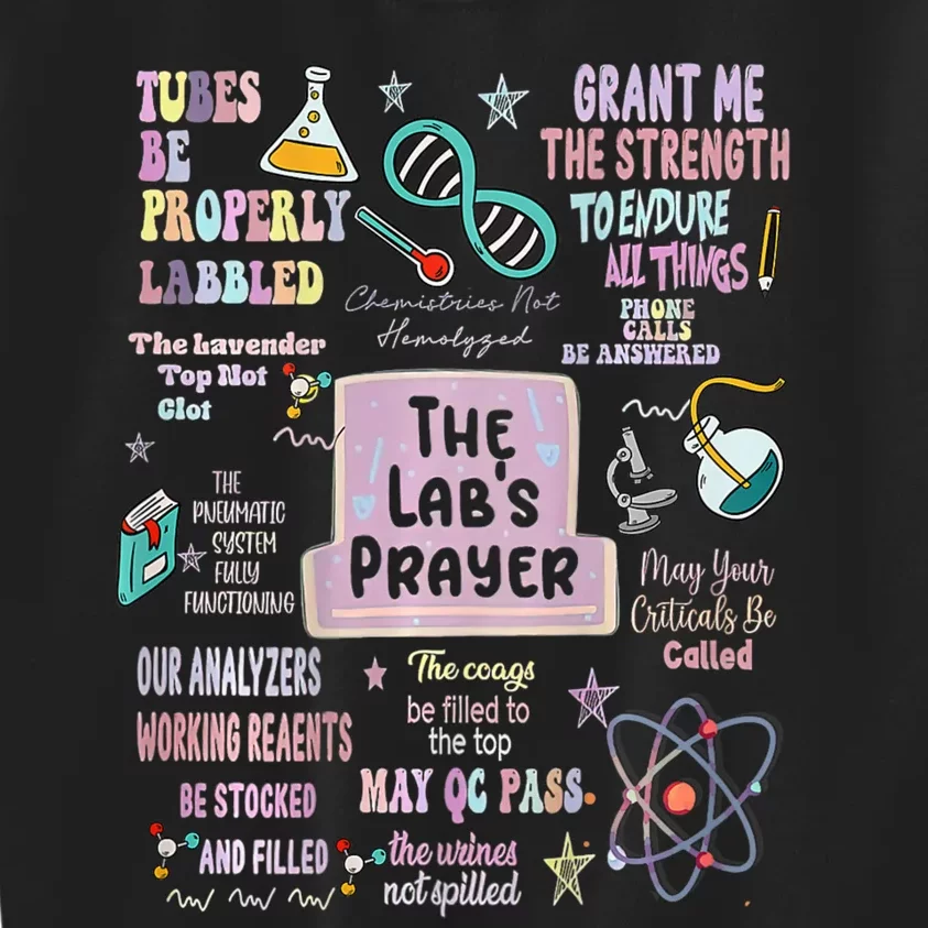 The LabS Prayer Medical Laboratory Scientist Lab Week 2024 Kids Sweatshirt