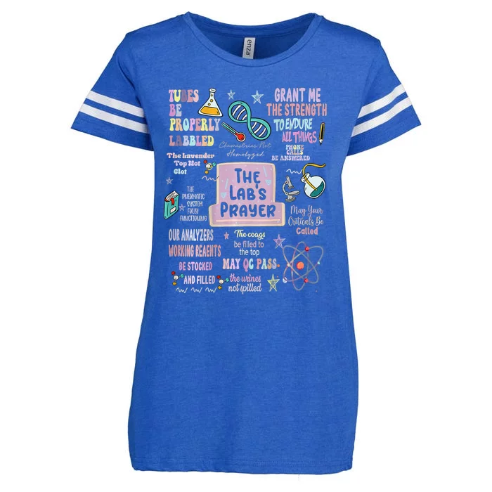 The LabS Prayer Medical Laboratory Scientist Lab Week 2024 Enza Ladies Jersey Football T-Shirt