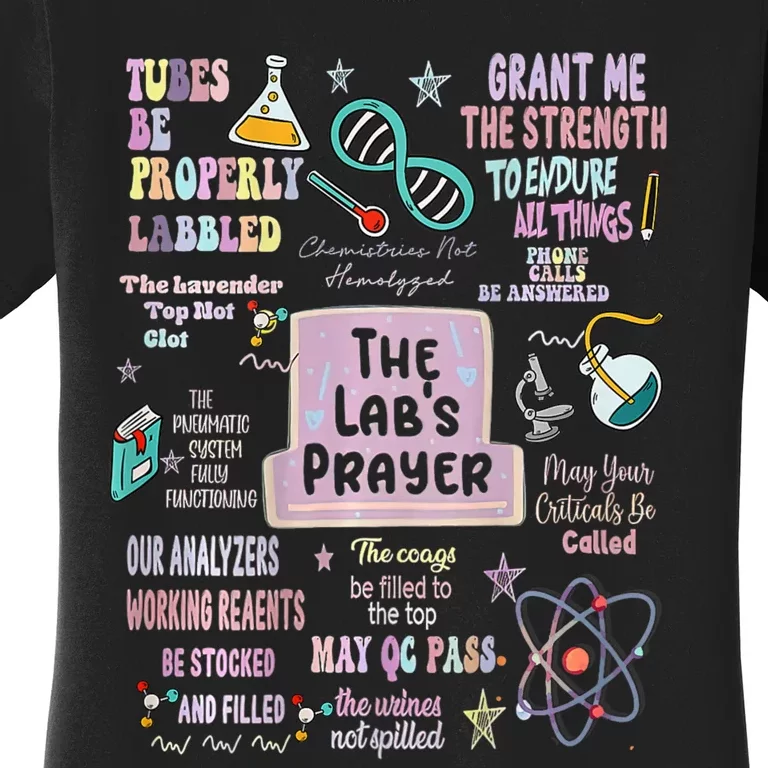 The LabS Prayer Medical Laboratory Scientist Lab Week 2024 Women's T-Shirt