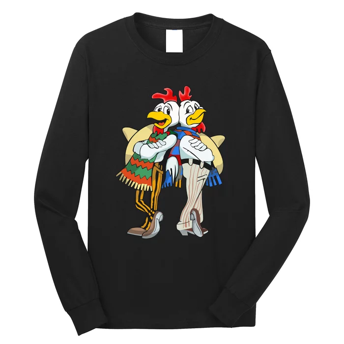 The Los Pollos Cool Vector Design New Long Sleeve Shirt