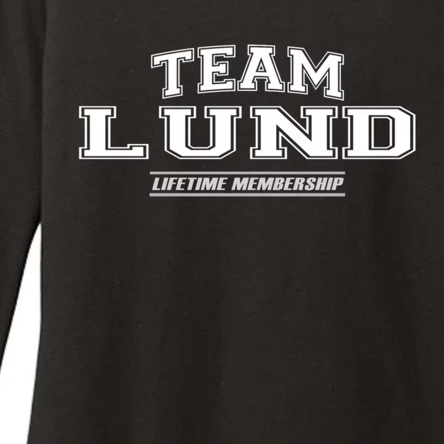 Team Lund Proud Family Surname Last Name Gift Womens CVC Long Sleeve Shirt