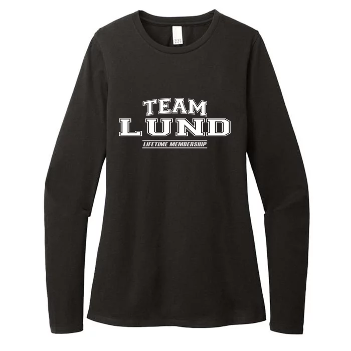 Team Lund Proud Family Surname Last Name Gift Womens CVC Long Sleeve Shirt