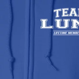 Team Lund Proud Family Surname Last Name Gift Full Zip Hoodie