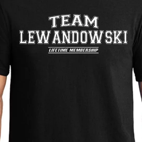 Team Lewandowski Proud Family Surname Pajama Set