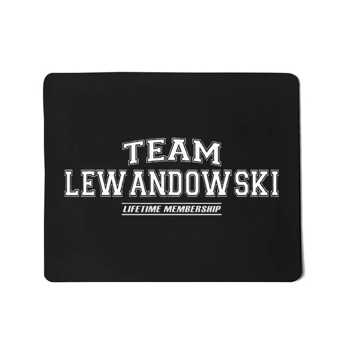 Team Lewandowski Proud Family Surname Mousepad