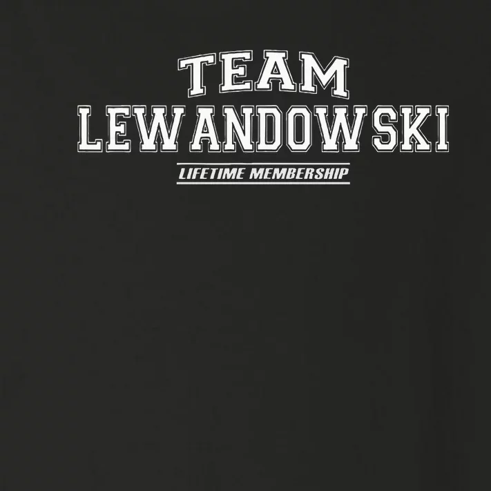 Team Lewandowski Proud Family Surname Toddler Long Sleeve Shirt