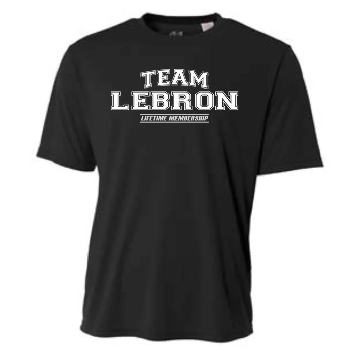 Team Lebron Proud Family Surname Last Name Gift Cute Gift Cooling Performance Crew T-Shirt