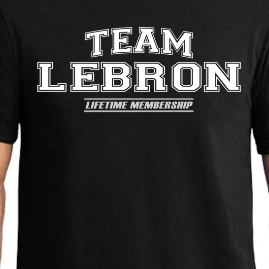 Team Lebron Proud Family Surname Last Name Gift Cute Gift Pajama Set