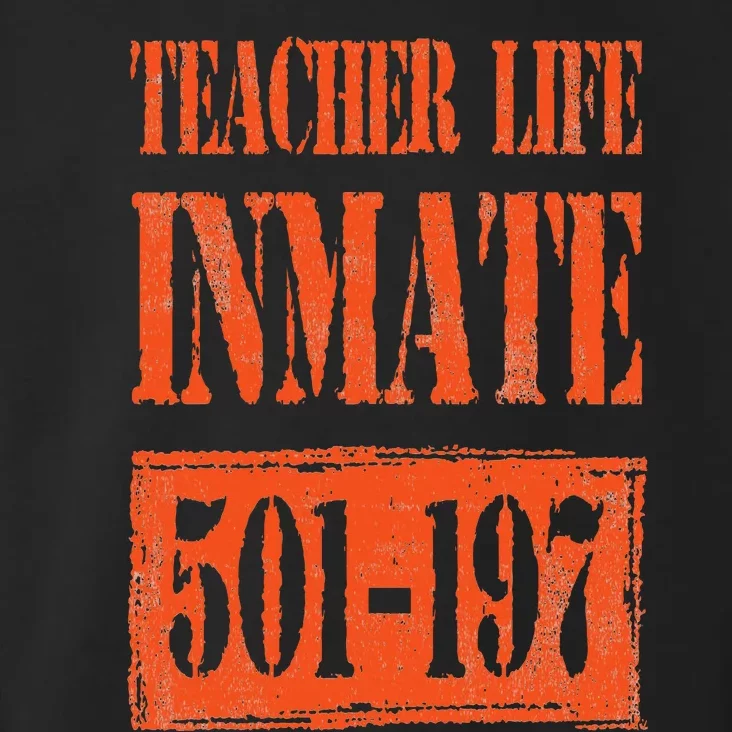 Teacher Life Prisoner Inmate Jail Halloween Costume Funny Toddler Hoodie