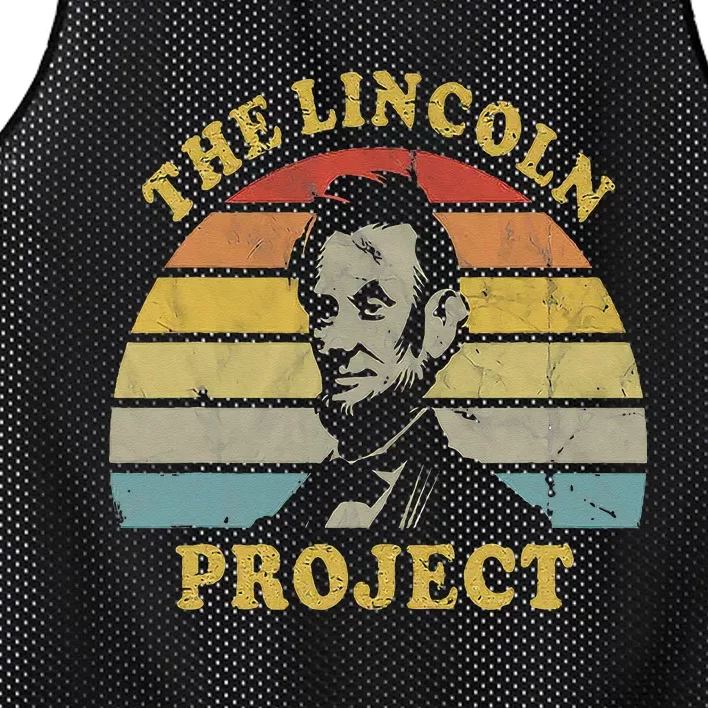 The Lincoln Project Thank You Save The USA Vintage Patriotic Mesh Reversible Basketball Jersey Tank