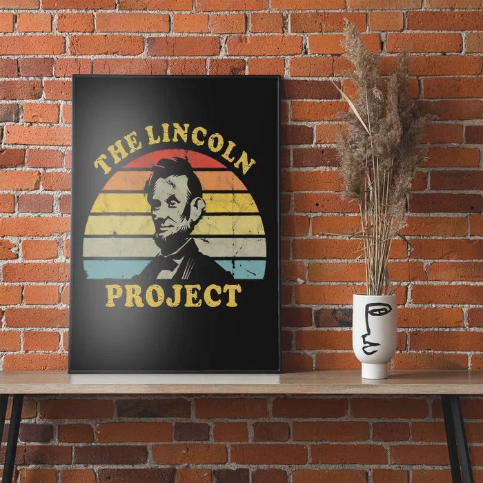 The Lincoln Project Thank You Save The USA Vintage Patriotic Poster