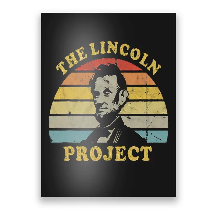 The Lincoln Project Thank You Save The USA Vintage Patriotic Poster