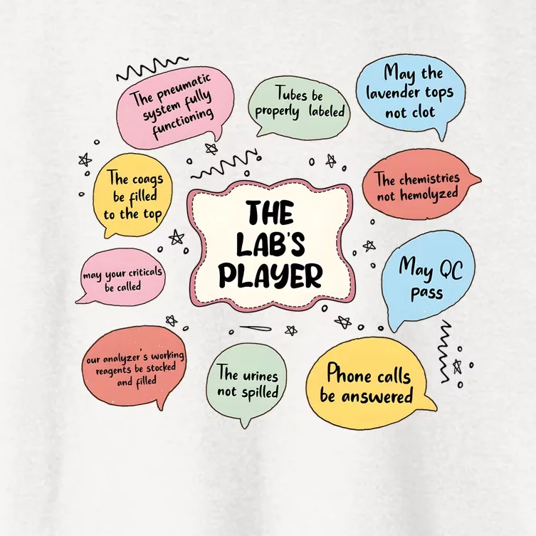 The Lab’S Player Scientist Science Women's Crop Top Tee