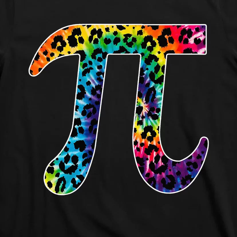 Tg Leopard Plaid Tie Dye Pi Day 3 14 Funny Math Lover T-Shirt