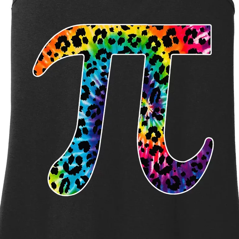 Tg Leopard Plaid Tie Dye Pi Day 3 14 Funny Math Lover Ladies Essential Tank