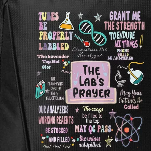 The LabS Prayer Medical Laboratory Scientist Lab Week 2024 City Backpack