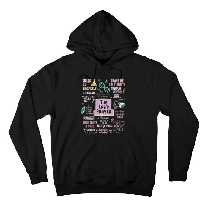 The LabS Prayer Medical Laboratory Scientist Lab Week 2024 Tall Hoodie