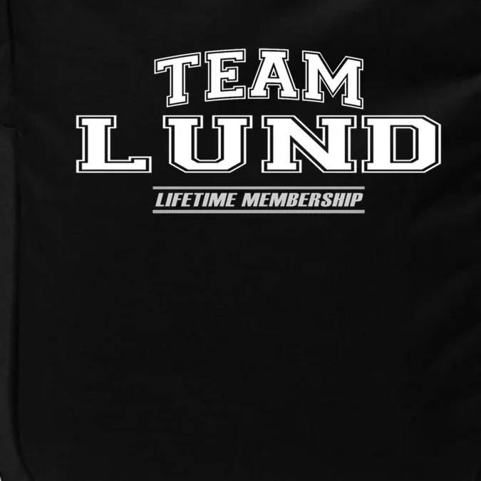 Team Lund Proud Family Surname Last Name Gift Cool Gift Impact Tech Backpack