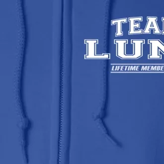 Team Lund Proud Family Surname Last Name Gift Cool Gift Full Zip Hoodie