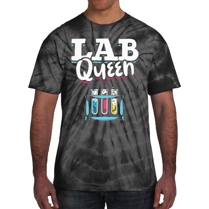 Technician Lab Queen Medical Laboratory Scientist Tie-Dye T-Shirt