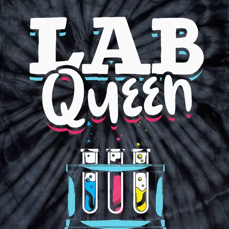 Technician Lab Queen Medical Laboratory Scientist Tie-Dye T-Shirt