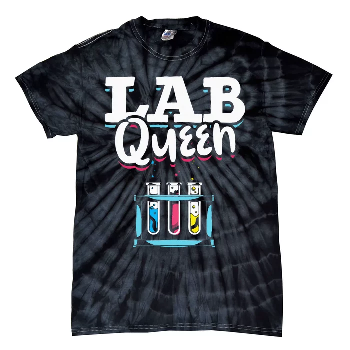 Technician Lab Queen Medical Laboratory Scientist Tie-Dye T-Shirt