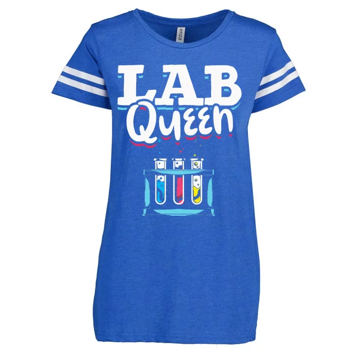 Technician Lab Queen Medical Laboratory Scientist Enza Ladies Jersey Football T-Shirt